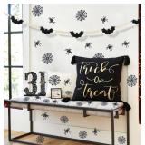 Halloween Spider Confetti,100pcs Spider Web Birthday Party Table Decorations Confetti Baby Shower Halloween Themed Birthday Table Decoration Supplies (black 3)