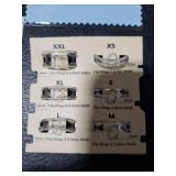 Haiou Ring Sizers for Loose Rings Ring Size Adjuster & Guards & Spacers, Reduces Size by 0.5-1.5, Fits Bands Up to 7mm, No-Slip Fit for Women & Men