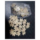 Puzzle Pieces - unfinished Wood Blanks, 1.9 x 1.6 in, Brown - Wooden Puzzle Pieces for Crafts & Painting - Bulk Art & Classroom Activity