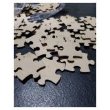 Puzzle Pieces - unfinished Wood Blanks, 1.9 x 1.6 in, Brown - Wooden Puzzle Pieces for Crafts & Painting - Bulk Art & Classroom Activity