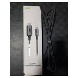 acer USB C to HDMI Cable for Home Office 10FT (4K@60Hz), High-Speed Type C to HDMI 2.0 Braided Cord, Thunderbolt 4/3 Compatible with MacBook, iPhone 16/15 Pro/Max, iMac, iPad Pro, Galaxy S24, Surface