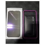 Ifaeveus 2 Pack Privacy Screen Protector for iPhone 14/13 Pro/13 Tempered Glass 6.1inch Private Saver Purple Anti-Spy Anti-Blue Light Anti-Scratch Full Coverage