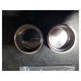 Reusable 51mm Coffee Filters Cups 2Pcs, Stainless Steel Espresso Coffee Filters Double Layer Pressurized Portafilter Filter Baskets, Espresso Machine Accessories Fit for Delonghi EC5 / EC7 / EC9