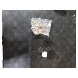 Michanco 4 Inch Wood Furniture Legs Bun Feet Replacement Chunky Wooden Furniture Feet for Sofa Couch Set of 4 (4 Inch Espresso)