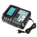 DC18RF Fast Charger Compatible with Makita 18V Battery, Replacement for Makita 18v Charger with LCD Display & USB Port, Fits 14.4V/18V Lithium-Ion Batteries BL1815 BL1830 BL1850 BL1860