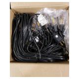 Brightown Outdoor String Lights Patio Lights, 100FT ST38 Shatterproof Dimmable Waterproof Connectable LED Christmas Lights, Hanging Outside Light for Backyard, Porch, Deck, Balcony, Garden, Home Decor