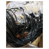 Brightown Outdoor String Lights Patio Lights, 100FT ST38 Shatterproof Dimmable Waterproof Connectable LED Christmas Lights, Hanging Outside Light for Backyard, Porch, Deck, Balcony, Garden, Home Decor