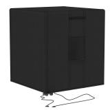 BROSYDA Central Large Air Conditioner Cover for Outside Units, Waterproof & Windproof Outdoor AC Units Cover Black (30x30x32 Inch)