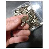 Shelf Support Pegs, 1/4 Inch (6.35mm) Metal Shelf Pins for Wood Shelves Adjustable Shelf Brackets L-Shaped Clips with Silicone Sleeve for Kitchen Bookcase Cabinet Furniture Support