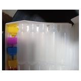 suoundey 10pcs Squeeze Writer Bottles 30ml/60ml Plastic Icing Bottles Small Easy Squeeze Bottle 1 And 2 Ounce For Cakes Cookie Decorating, Food Coloring, Food DIY & Ice Cream Decoration