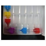 suoundey 10pcs Squeeze Writer Bottles 30ml/60ml Plastic Icing Bottles Small Easy Squeeze Bottle 1 And 2 Ounce For Cakes Cookie Decorating, Food Coloring, Food DIY & Ice Cream Decoration