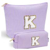 YOOLIFE Valentines Day Gifts for Women Kids Teen Girl Girlfriend Bridesmaid Wife | Travel Toiletry Bag | Birthday Gift Idea for Her Mom Girlfriend Bridesmaid Wife | Birthday Gift Idea for Her Purple K