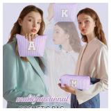 YOOLIFE Valentines Day Gifts for Women Kids Teen Girl Girlfriend Bridesmaid Wife | Travel Toiletry Bag | Birthday Gift Idea for Her Mom Girlfriend Bridesmaid Wife | Birthday Gift Idea for Her Purple K