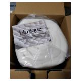 blunique Ultra Soft Cozy Faux Fur Throw Blanket, Fuzzy Plush Thick Bubble Blanket, Luxury Fluffy Blanket for Couch, Sofa, Bedroom, and Living Room, 50x60 Inches, Cream White