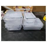 Plastic Storage Meal Prep Container-Stackable 100% Leakproof & Microwave Organization and Storage Sets, Lunch Containers. MISSING SMALL ROUND CONTAINERS