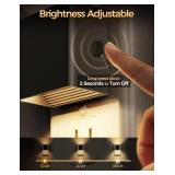 DORESshop LED Night Lights Plug into Wall [2 Pack], Plug in Nightlight, 3 Level Brightness Adjustable Night Light, Dusk to Dawn Sensor, Nightlights for Adults, Bedroom, Bathroom, Hallway, 3001K