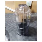 GAXmi Makeup Brush Holder with Lid Cosmetic Tools Organizer 360 Rotating Waterproof Dustproof Beauty Brushes Storage for Vanity, Black-Grey