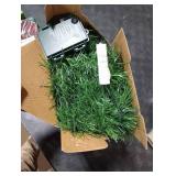 WEMADE 15.4ft Pre-Lit Christmas Garland with Lights 50 LED Lighted Garlands for Christmas Decorations Indoor Outdoor, Battery Operated 8 Modes Memory Timer for Mantel Stair Banister Doorframe Decor