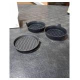 SINGARO Car Cup Holder Coaster, Silicone Cup Holder Insert, Universal Non-Slip Cup Holders, Car Accessories Interior for Women and Man Interior 3 Pack Black