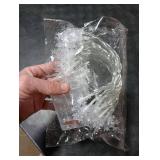 WesGen Christmas Lights Snowflake String Lights Battery Operated Waterproof 20ft, 40 LED Fairy Lights for Xmas Garden Patio Bedroom Party Decor Christmas Decorations, White