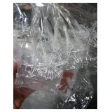 WesGen Christmas Lights Snowflake String Lights Battery Operated Waterproof 20ft, 40 LED Fairy Lights for Xmas Garden Patio Bedroom Party Decor Christmas Decorations, White