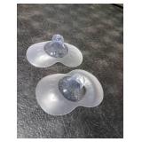 Nipple Shields for Breastfeeding Newborn, Contact Nipple Guards for Breast Feeding with Flat, Inverted Nipples or Difficulty Sucking, Food-Grade Silicone, Ultra-Thin & Super Soft, 1 Pair,20mm