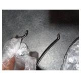 Beesini 2 Pack Banana Holder, Banana Tree Stand Metal, Banana Stand Holder, Holds Up to 15LB Banana or Grape, Banana Rack for Kitchen Counter, Black