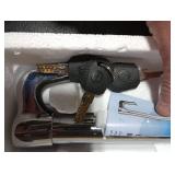 Tevlaphee Universal Steering Wheel Brake Lock Anti-Theft Retractable Double Hook Car Clutch Pedal Lock for Car Truck SUV Van Security with 3 Keys