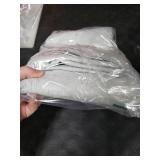 H.VERSAILTEX 100% Blackout Curtains for Bedroom Thermal Insulated Linen Textured Curtains Heat and Full Light Blocking Drapes Living Room Curtains 2 Panel Sets, Glacier Gray, 42x63 Inch