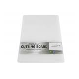 Thirteen Chefs Plastic Cutting Board - 18 x 12 x 0.5 Inch, Professional Grade HDPE, NSF Approved, Large Size and Dishwasher Safe