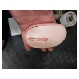 TECKNET Wireless Mouse, 2.4G Quiet Computer Mouse with USB Receiver, 4 Buttons Portable Cordless Mice for Chromebook, Laptop, PC, Mac, 800/1200/1600 DPI - Pink