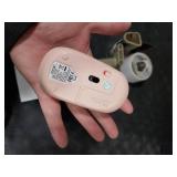 TECKNET Wireless Mouse, 2.4G Quiet Computer Mouse with USB Receiver, 4 Buttons Portable Cordless Mice for Chromebook, Laptop, PC, Mac, 800/1200/1600 DPI - Pink