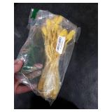 Celltestria 12pcs 20 Inches Christmas Garland Ties, Reusable and Flexible Xmas Garlands Wreath Twist Tie for Banister Railing Stairs Tree Home Holiday Decoration Craft Wrapping(Golden)