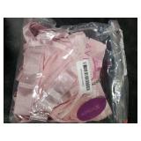 Avidlove Sexy Lingerie Set for Women Underwire Push Up Bra Lingerie Strappy Corset Lingerie with Garter and Chain(Pink,L)