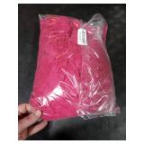 6 Pack Hot Pink 10Ft Cheesecloth Table Runner 21x120 Inch Boho Wrinkled Sheer Romantic Gauze Decor for Wedding, Bridal Shower, Birthday Party