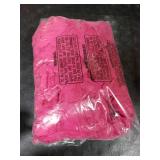 6 Pack Hot Pink 10Ft Cheesecloth Table Runner 21x120 Inch Boho Wrinkled Sheer Romantic Gauze Decor for Wedding, Bridal Shower, Birthday Party