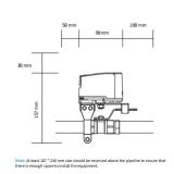 Aqara Smart Valve Controller T1,Matter Over Bridge,Requires Aqara Zigbee 3.0 Hub, Combined with Water Leak Detectors for Home, Supports App Remote Control Shutoff, Supports HomeKit, Alexa, Google