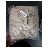 Levoberg Waterproof Square Ottoman Cover Large Square Folding Storage Ottoman Bench Slipcovers Footrest Stool Covers Oversized Ottoman Coffee Table Covers Cube with Elastic Bottom L Sand