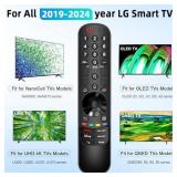 Replacement for LG Magic Remote, for MR20 MR21 MR22 MR23 MR24, Voice Command & Pointer for LG 21/22/23/24 UHD OLED QNED NanoCell 4K 8K Smart TV