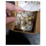 KJMAQI 4Pcs New Model No-Drill Suction Cup Hooks for Door Wreaths, Wreath Hangers for Front Door, Suction Cup Hooks for Shower, Removable, Waterproof & Rustproof (Gold)