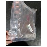 6 Pack Clear Plastic Serving Trays for Party, 9 x 13 Inch - Heavy Duty Plastic Trays for Food - Rectangular Party Serving Trays and Platters - Clear Disposable Trays