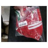 Otunrues Dog Hoodie Security Clothes 4 Legs Jumpsuit Sweatshirt Hoodies Soft & Warm Dog Outfit Pullover Dog Winter Clothes Sweater for Small Medium Large Dogs Cats (Red, Large)