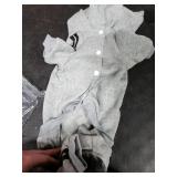 Otunrues Dog Hoodie Security Clothes 4 Legs Jumpsuit Sweatshirt Hoodies Soft & Warm Dog Outfit Pullover Winter Clothes Dog Sweater for Small Medium Large Dogs Cats (Gray, Large)