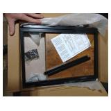 JEPRECO 34 Tall Plant Stand Indoor, 2-Tier Modern Plant Shelf, Corner Flower Pot Holder Organizer for Living Room Balcony Patio Garden (Rustic Brown)