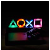 Paladone Playstation Controller Icons Light with 3 Light Modes - Sound Reactive, Dynamic Phasing, and Standard Mode - Gaming Desk Accessories and Game Room Decor