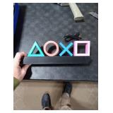 Paladone Playstation Controller Icons Light with 3 Light Modes - Sound Reactive, Dynamic Phasing, and Standard Mode - Gaming Desk Accessories and Game Room Decor