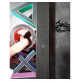 Paladone Playstation Controller Icons Light with 3 Light Modes - Sound Reactive, Dynamic Phasing, and Standard Mode - Gaming Desk Accessories and Game Room Decor