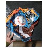 Dawhud Direct Sports Fleece Blanket for Bed, 50x60 Inches Sports Fan Fleece Throw Blanket for Adults and Kids - Soft Plush Blanket -