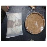 Gandeer Boho Placemats 4/6/8 Set of Round Woven Placemat Macrame Style Bicolor Stitching Long Table Runner Farmhouse Rustic Natural Burlap Cotton for Kitchen Dining Table(4 Sets,Brown,12x72) ONLY 2 MA