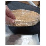 Gandeer Boho Placemats 4/6/8 Set of Round Woven Placemat Macrame Style Bicolor Stitching Long Table Runner Farmhouse Rustic Natural Burlap Cotton for Kitchen Dining Table(4 Sets,Brown,12x72) ONLY 2 MA